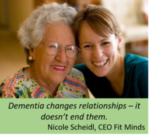 Individuality in dementia care