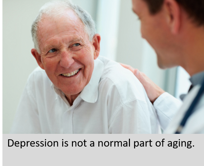 Depression is not a normal part of aging
