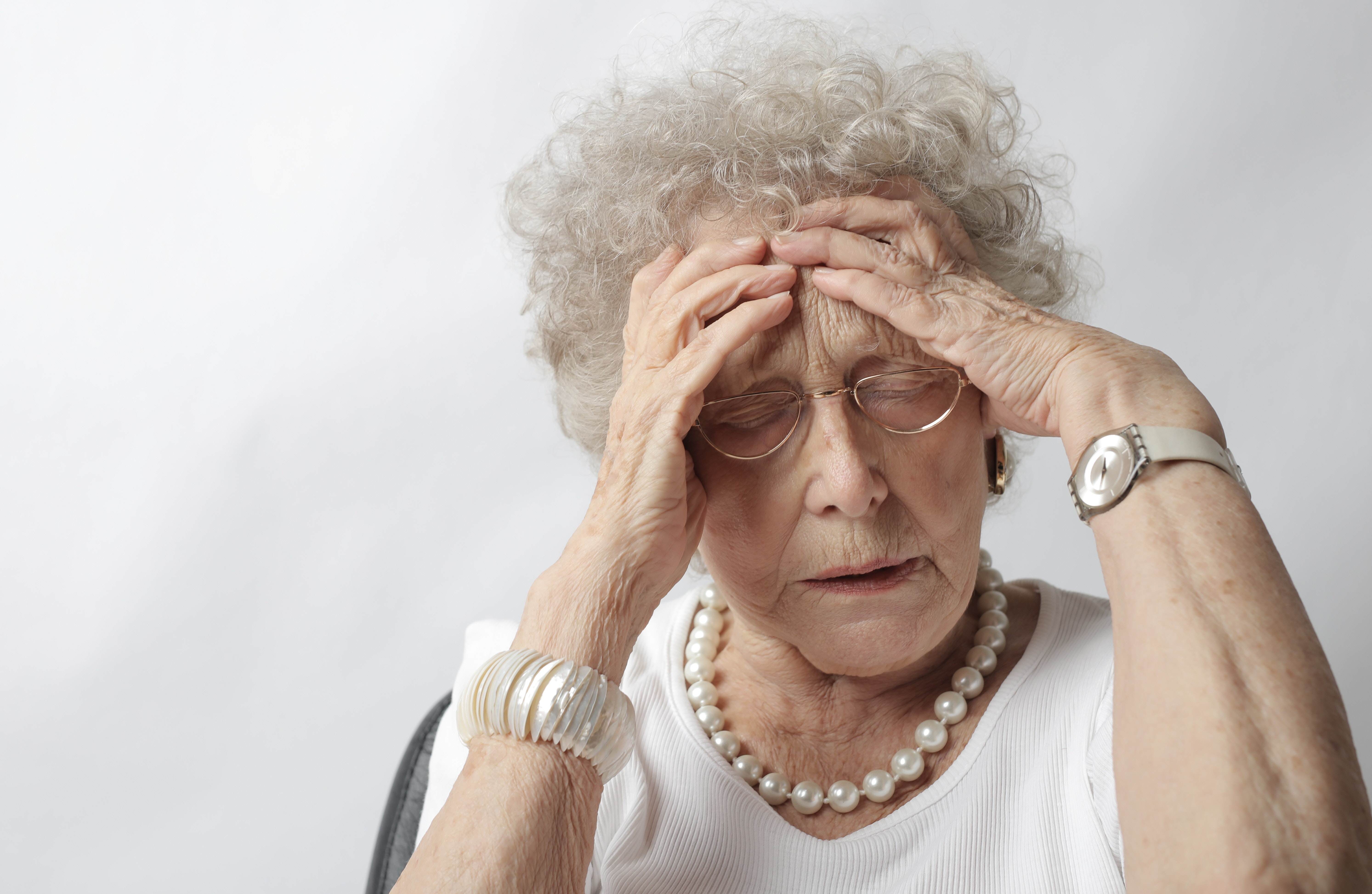 Stressed senior by Photo by Andrea Piacquadio from Pexels