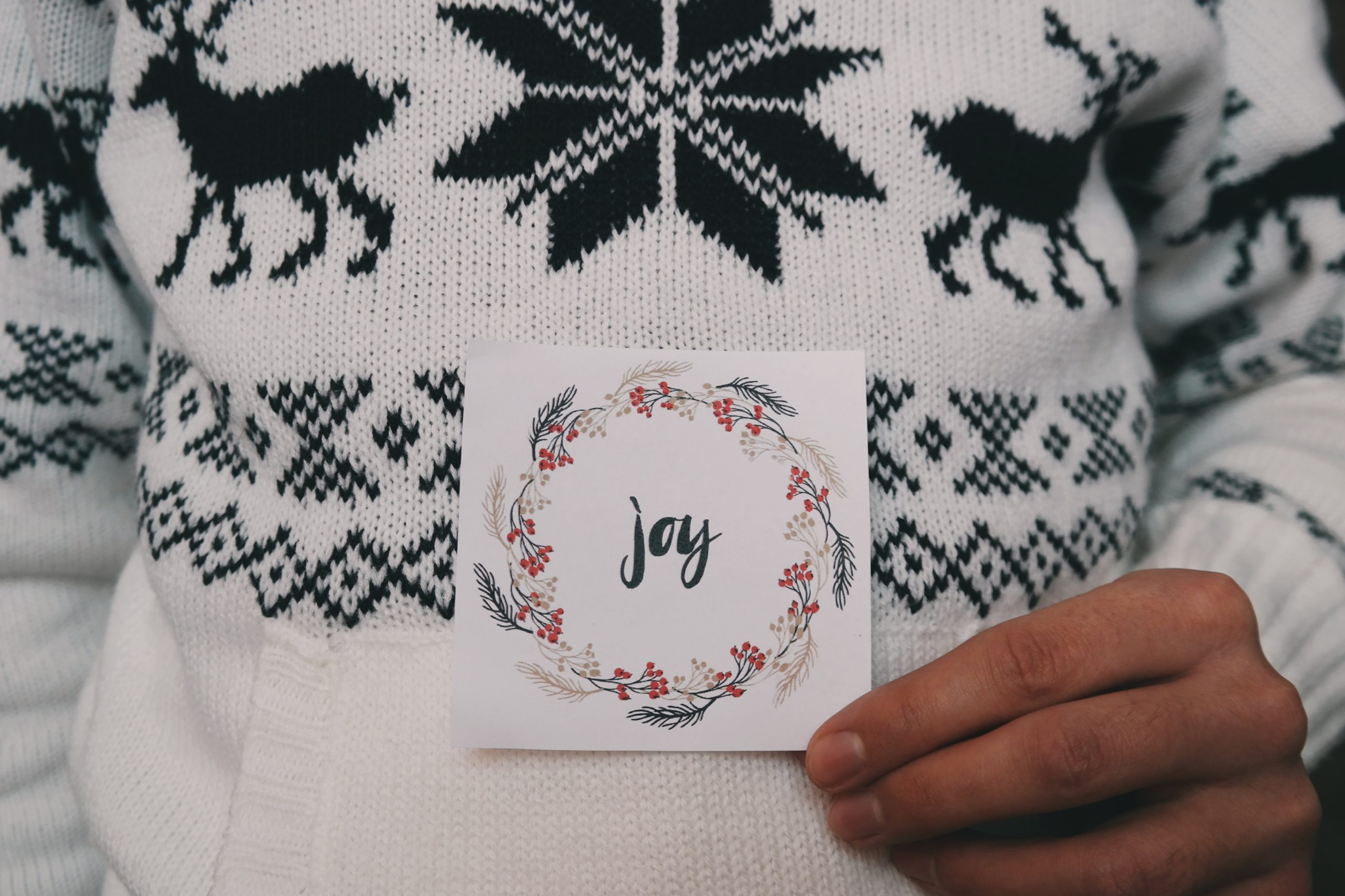 joy and gratitude during the holidays